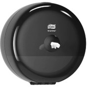 Resim Tork Smartone Mini Tuvalet Kağıdı Dispenseri Siyah (681008) 