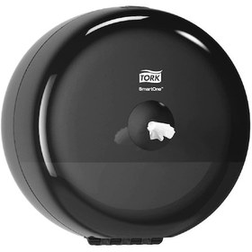 Resim Tork Smartone Mini Tuvalet Kağıdı Dispenseri Siyah (681008) 
