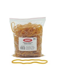 Resim Ekoset 180X3Mm Geniş Kauçuk Paket Ambalaj Kasa Lastiği 100 Adet 