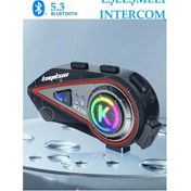 Resim 2 Kişi Eşleşmeli Intercom 1000 Metre Kask Kulaklığı Su Geçirmez Bluetooth 5.3 Motosiklet Kulaklık K23s 