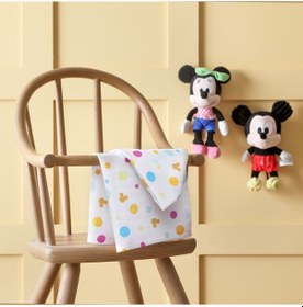 Resim Disney Mickey Pamuk Lisanslı Müslin Ağız Bezi Çok Renkli 