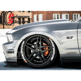 Resim Performance Stickers Hankook 8 Adet Lastik Yazısı Araç Motorsiklet Lastik Yazı Stiker 1.sınıf Kalite Solmaz 