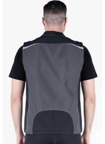 Resim Softshell Yelek Gri - Siyah 