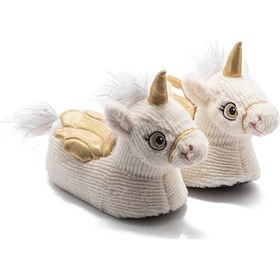 Resim Twıg Tw Lio Beyaz Kadın Hayvanlı Panduf 36/41 Beyaz 