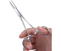 Resim 2Liyao Düz 1 Adet Hemostatik Forseps 12.5 cm El Aleti Evcil Hayvan Saç Kelepçesi Balıkçılık Kilitleme Pensesi Epilasyon Araçları Kavisli/düz Uç (Yurt Dışından) 