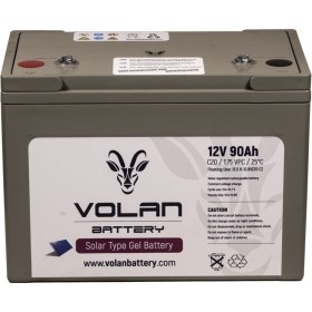 Resim Genel Markalar Volan Akü 12 Volt 90 Amper Solar Jel Akü 