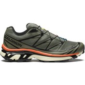 Resim Salomon Haki - Turuncu Erkek Sneaker L47582500 XT-6 