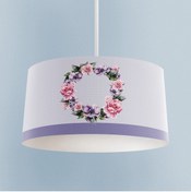 Resim MASAL ODAM BEBEK VE ÇOCUK ODASI Çiçekli Zikzak Desenli Avize 