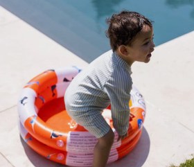 Resim Swim Essentials Red White Whale Bebek Şişme Oyun ve Yüzme Havuzu 60cm 