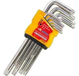 Resim Eltos 9 Parça Profesyonel Torx Yıldız Alyan Seti - 180 mm 