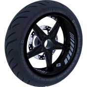 Resim Çınar Extreme Gp Racing Iç Jant Şeridi Sticker Reflektif & Floresan Renkler Çınar Extreme 