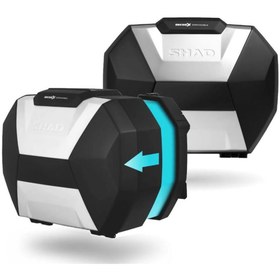 Resim Shad SH38X Genişletilebilir Alüminyum Yan Çanta Seti Sağ ve Sol D0B38200 