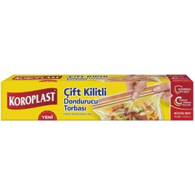 Resim Genel Markalar Koroplast Çift Kilitli Dondurucu Torbası Büyük 10'lu 