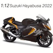 Resim Maisto 1:12 Ölçekli SUZUKI Hayabusa Döküm Motosiklet - Siyah Alaşım, Hava Koşullarına Dayanıklı Minyatür Koleksiyon Oyuncak, Mükemmel Noel Hediyesi, Maisto 
