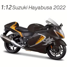 Resim Maisto 1:12 Ölçekli SUZUKI Hayabusa Döküm Motosiklet - Siyah Alaşım, Hava Koşullarına Dayanıklı Minyatür Koleksiyon Oyuncak, Mükemmel Noel Hediyesi, Maisto 