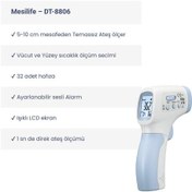 Resim Mesılıfe DT-8806 Temassız Alından Ateş Ölçer 