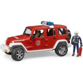 Resim Bruder Jeep Wrangler Rubicon İtfaiye Ve İtfaiyeci BR02528 