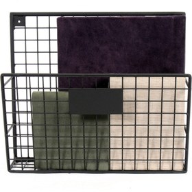 Resim Wess Dizayn Metal Duvar Rafı Dergilik 