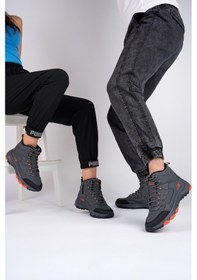Resim Muggo Alaska Unisex Garantili Trekking Outdoor Bağcıklı Yandan Fermuarlı Kışlık Bot 001 