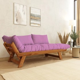 Resim Woodesk Adalar Masif Tik-Pembe Renk 2li Kanepe CPT8162-210 