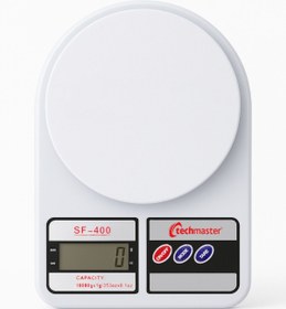Resim Techmaster Dijital Hassas 10 Kg Mutfak Terazisi Tartısı Lcd Ekranlı 