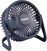 Resim Everest EFN-505 Usb (145MMx141MMx105MM) Masaüstü Vantilatör SİYAH 