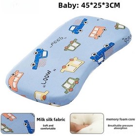 Resim Hangfox 0-3 Yaş Bebekler İçin Mevsimler Arası Kullanıma Uygun Kepçe Dönmesini Engelleyen Konforlu Yastık Araba Desenli - Toptan Satış 