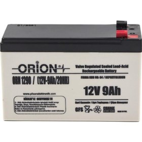 Resim Orion 12v 9ah Bakımsız Kuru Akü 