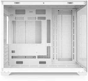 Resim Terranova Kumandalı 6 ARGB Fanlı Nova Beyaz Midi Tower Cam Panel Gaming Oyuncu Bilgisayar Kasası (Beyaz) 