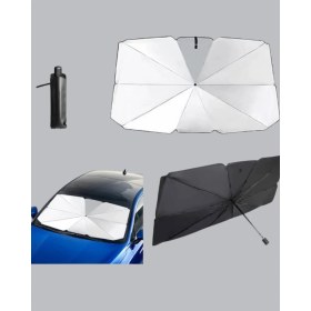 Resim Katlanabilir Oto Güneşlik - 125X65 cm 