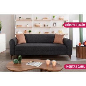 Resim Comfy Yataklı Sandıklı Kanepe Antrasit 