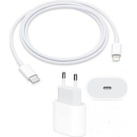 Resim Orjinal Apple iPad Air 20W Hızlı Şarj Aleti Seti USB-C MHJE3TU-A 