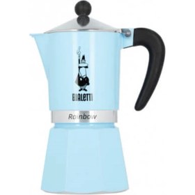 Resim Bialetti Rainbow Moka Pot 6 Cup Mavi 