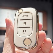 Resim For Renault Fluence, Clio, Megane, Kangoo ve Modus için TPU Anahtarlık Kapağı 