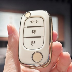 Resim For Renault Fluence, Clio, Megane, Kangoo ve Modus için TPU Anahtarlık Kapağı 