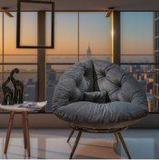 Resim AVYNA Chic Modern Berjer | Tay Tüyü Kumaşlı Ergonomik Tekli Koltuk | Kitap Okuma & Rahat Dinlenme Koltuğu 