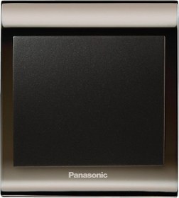 Resim Viko Panasonic Thea Blu Tekli Anahtar Çerçeve Una+füme, Kapak Siyah 