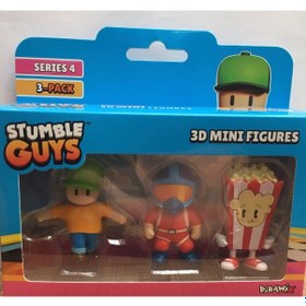 Resim Stumble Guys Seri 4 3'lü Mini Figür Mr.stumble 