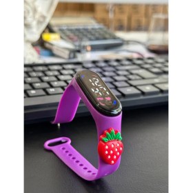 Resim Renkli Dijital Çocuk Saati, Dokunmatik Ekran, Su Geçirmez, Eğlenceli Tasarım 