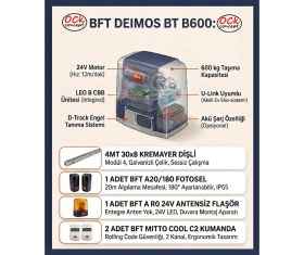 Resim ock concept Bft Deimos Bt B600 Yanakayar Garaj Otopark Seti 