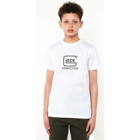 Resim Qivi Perfection Logo Baskılı Unisex Çocuk Beyaz Tshirt 