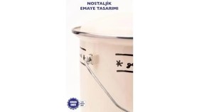 Resim Renklimestore Ahşap Detaylı Yoğurt/bakliyat BAKRACI(20CM-3 Litre-Tüm Ocaklarla Uyumlu) 