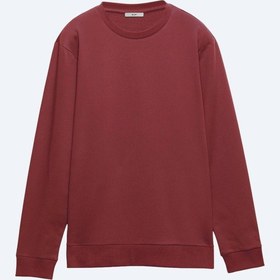 Resim Kip Gül Kurusu Bisiklet Yaka Sweatshırt Gül Kurusu 