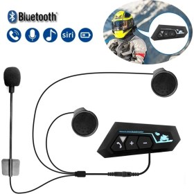 Resim Wintoup Motosiklet Kask Interkom Bluetooth Intercom Kulaklığı V5 Arama Yanıtlama Müzik 