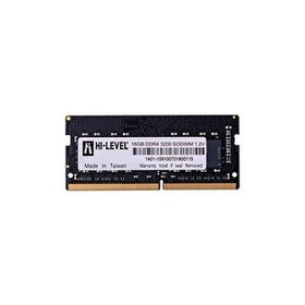 Resim Hi-Level HLV-SOPC25600D4/16G 16 DDR4 3200 MHz CL22 Notebook Ram 