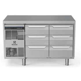 Resim Electrolux Professional Tezgah Tipi Derin Dondurucu 6x1/3 Çekmeceli 290 Litre. -22°/-15°C Aısı 304. R290 EH2KBCC 