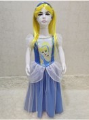 Resim Sindirella Kostümü Renkli Çok Renkli 