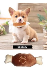 Resim Hype Store TİNEKE Peluş Kemik Dayanıklı Sesli Köpek Oyuncağı 