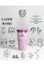 Resim Stanley Kişiselleştirilmiş The IceFlow™ Flip Straw 2.0 Tumbler 0.6L / 20oz Özel İsimli 