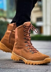 Resim Scalatore Premium Erkek Askeri Postal Bot Süet Taba TABA 